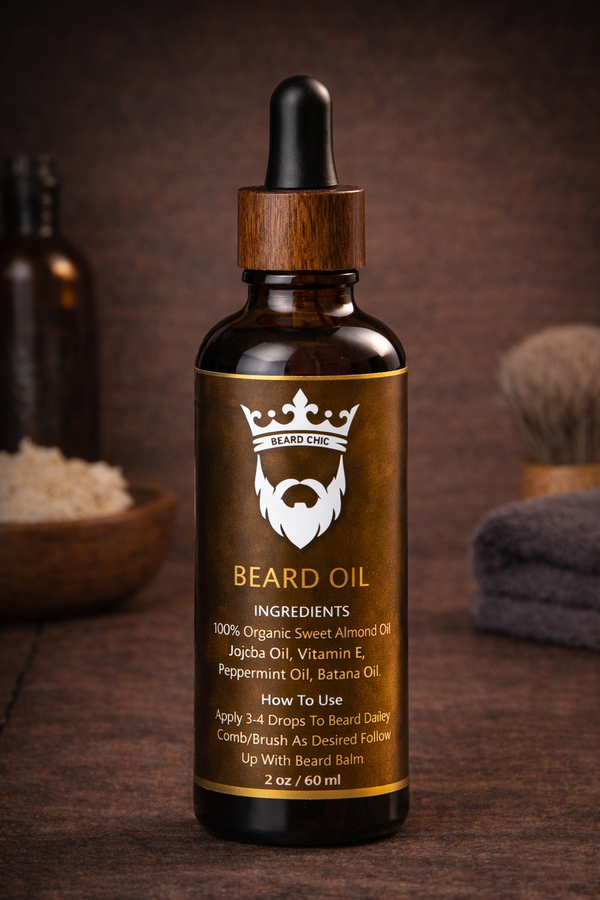 Premium Organic Beard Nourishing Oil